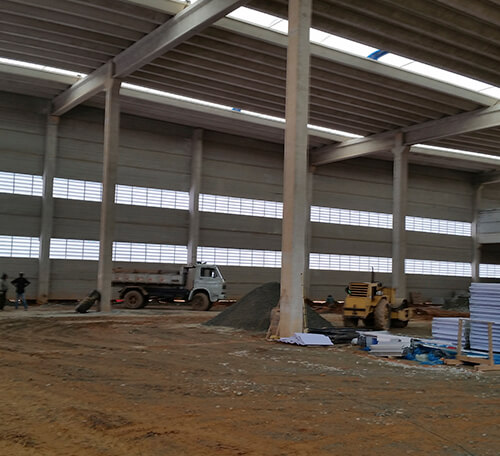 Instalação de Venezianas Industriais em Atibaia 2014
